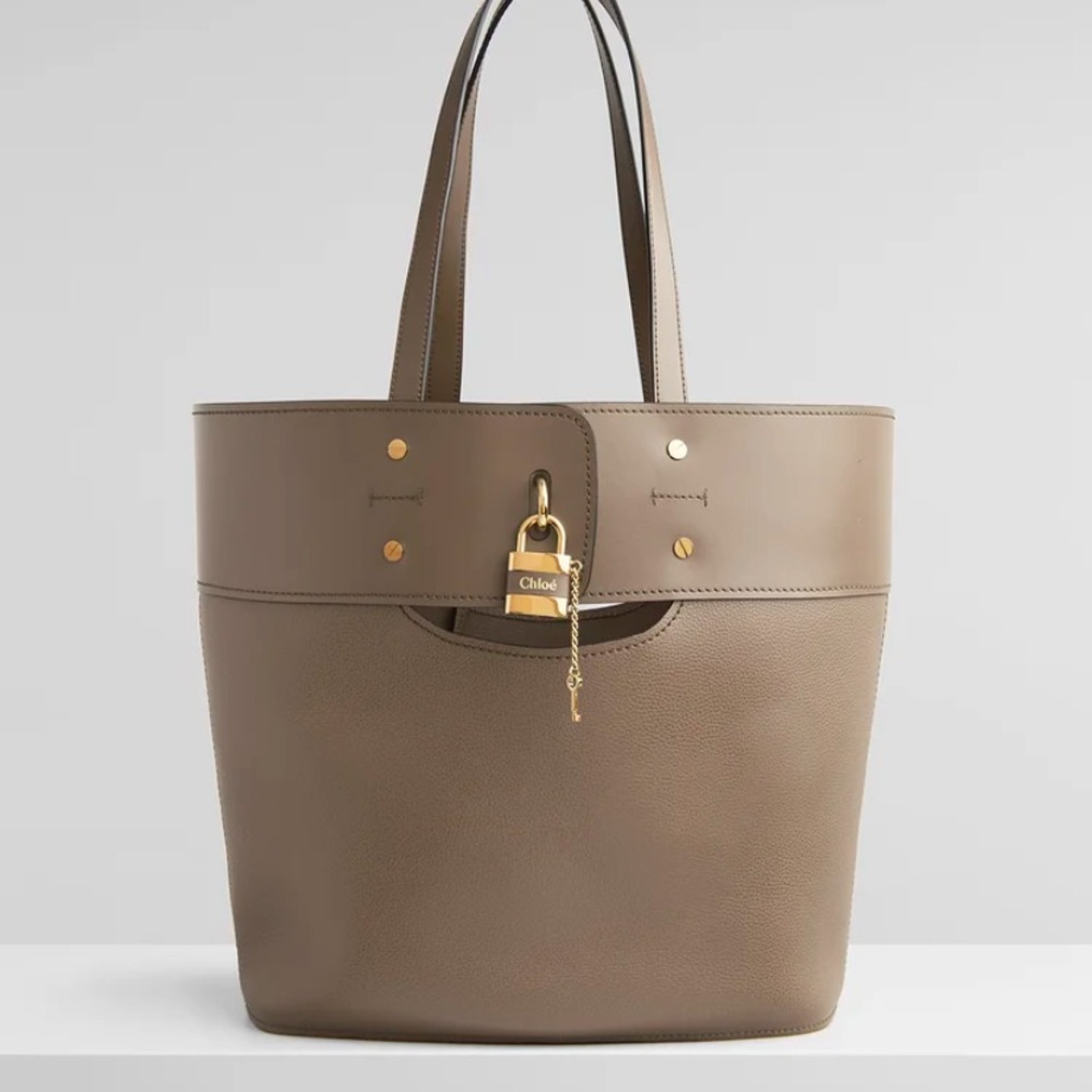 Medium Aby Tote Bag in Grey